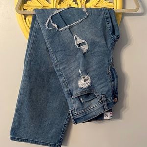 Abercrombie kids high-rise wide leg Jean